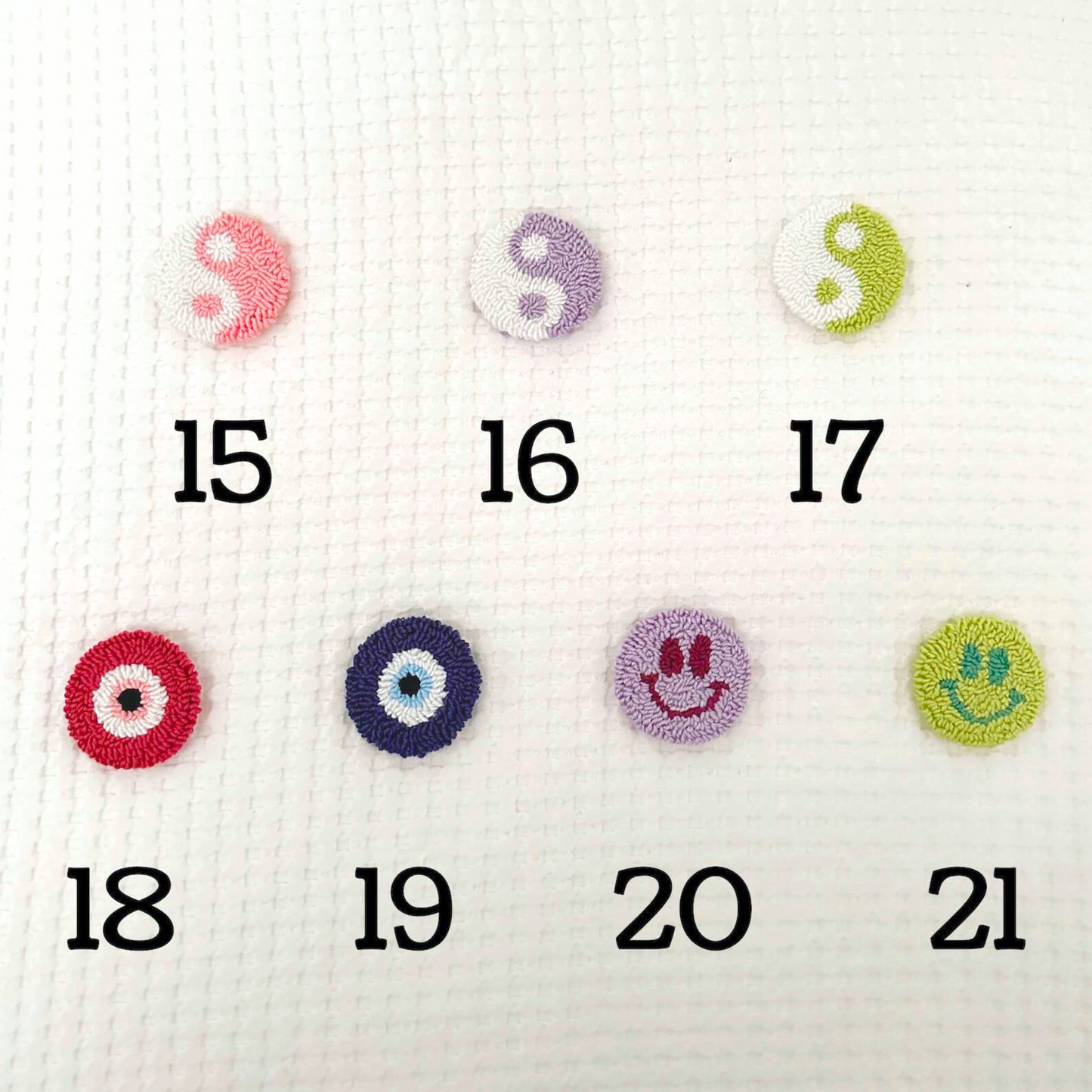 Punch Needle Car Vent Charm