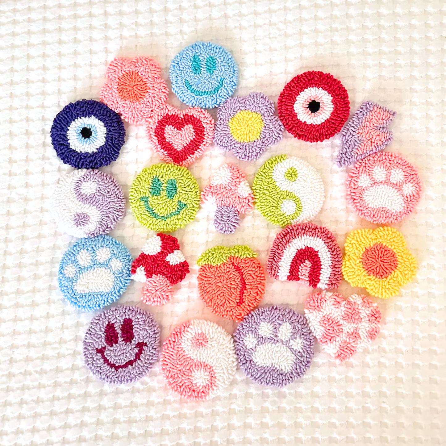 Punch Needle Car Vent Charm