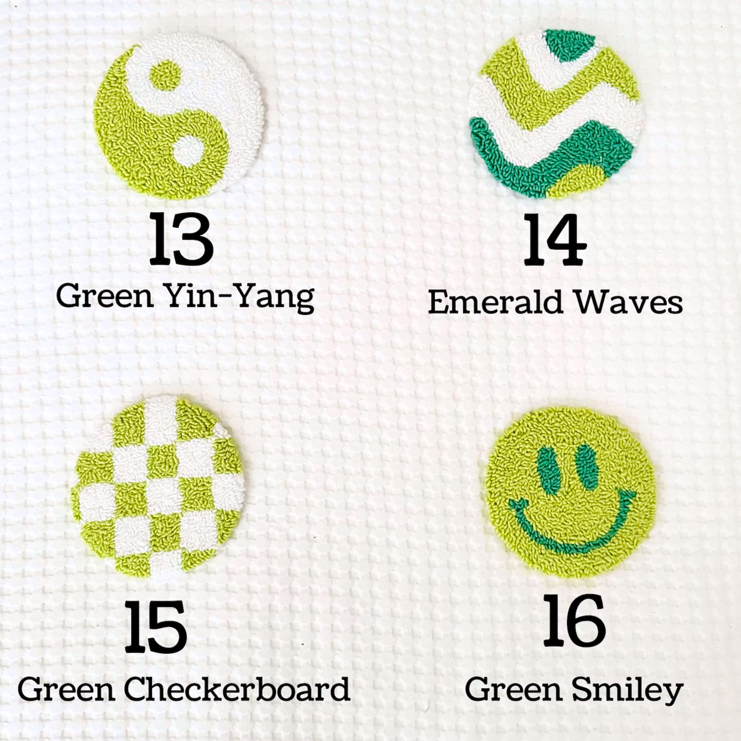 Punch Needle Mug Rug Coasters