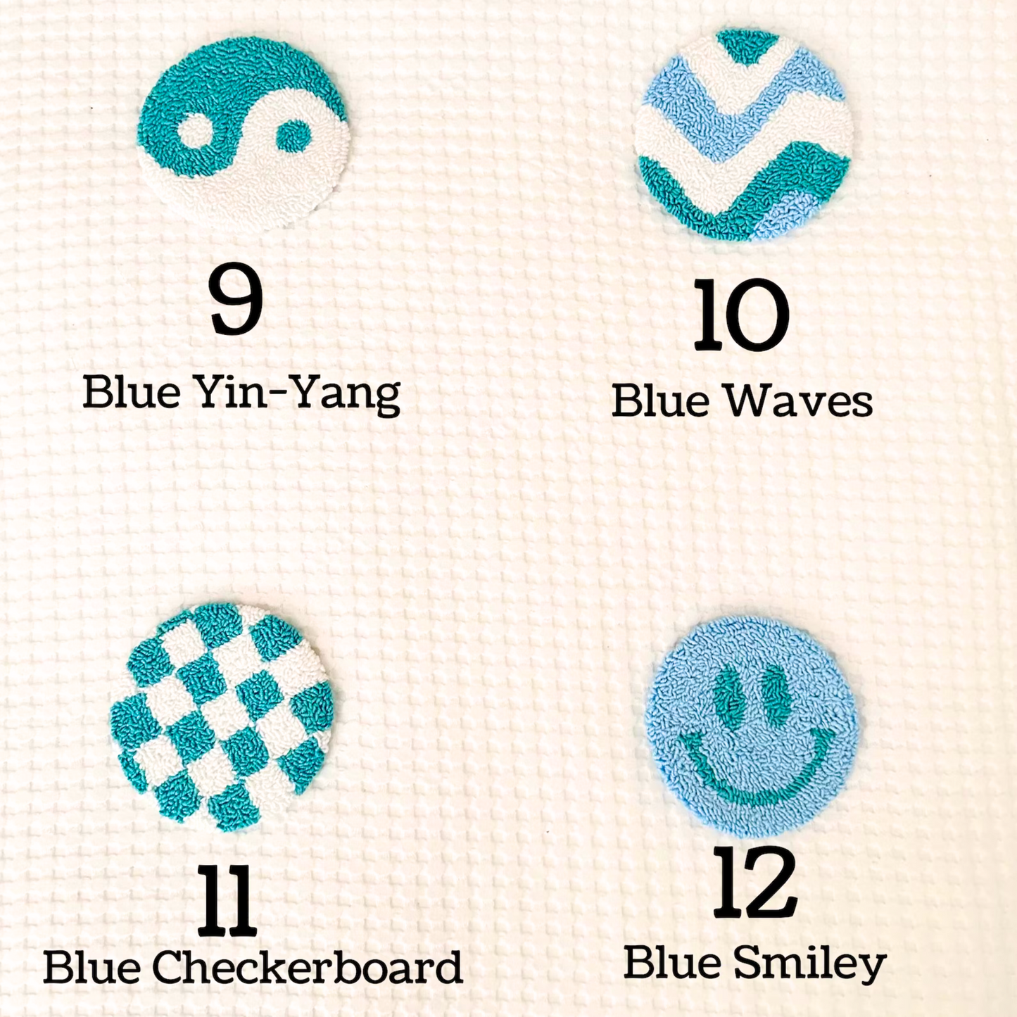 Punch Needle Mug Rug Coasters